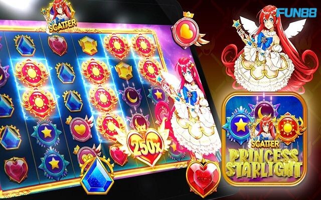 Biểu tượng trả thưởng thấp trong Công Chúa Ánh Sáng tại Fun88